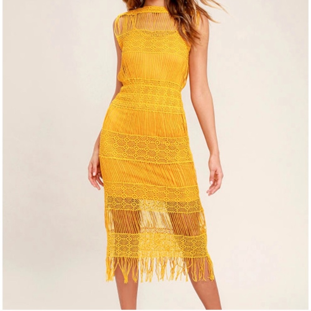 Lulus crochet dress